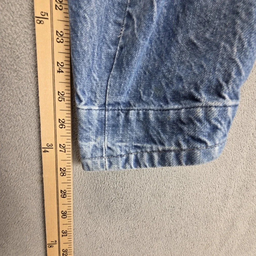 VTG Levis Engineered Jeans Mens Blue Twisted‎ Buckle Back One Pocket Fits 28x28
